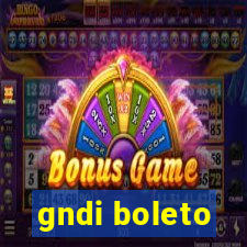 gndi boleto